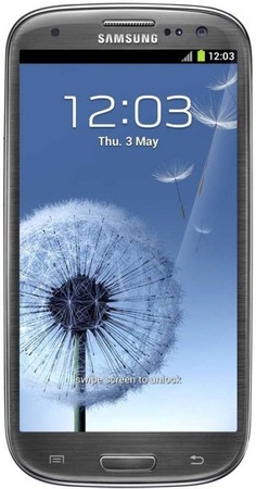 Смартфон Samsung Galaxy S3 GT-I9300 16Gb Titanium grey - Ногинск